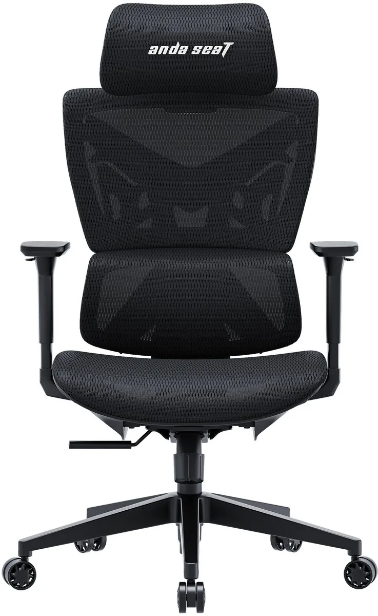 X-Air Mega Premium Mesh - Gaming Stoel - Stalen Frame - Comfort - 3D-armleuningen van Andaseat, Zwart – cover