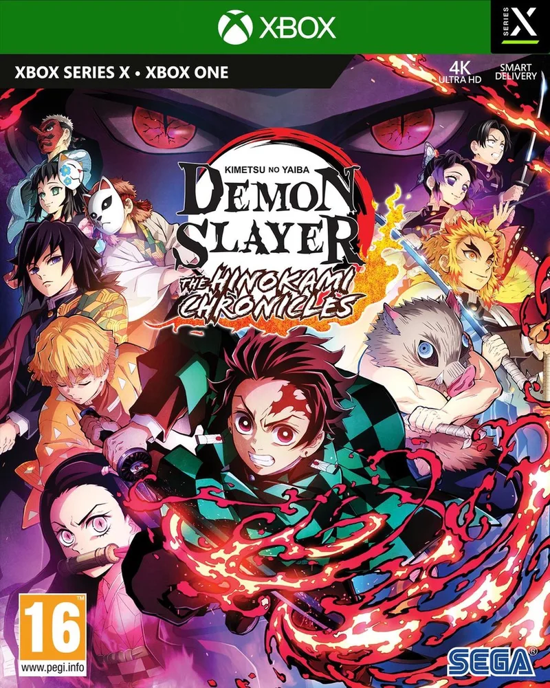 Demon Slayer: Kimetsu no Yaiba – The Hinokami Chronicles van Aniplex, Xbox Series X | S – cover