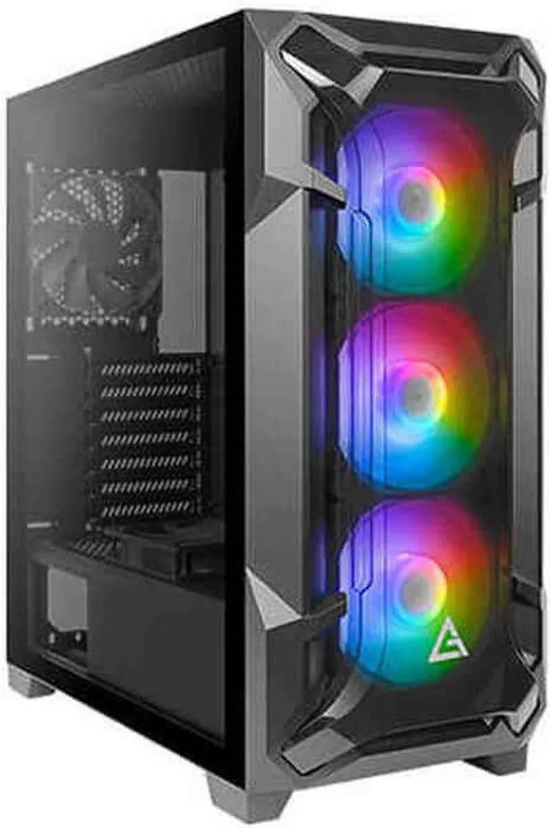 ATX Semi-tower Box Antec DF600 FLUX Black by Antec, Black – cover