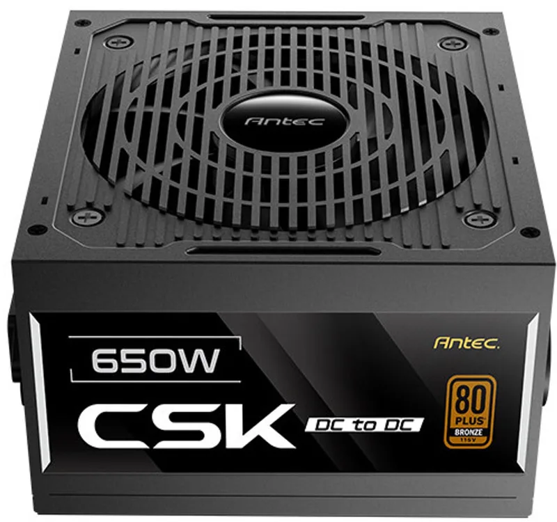 CSK650DC EC power supply unit 650 W 20+4 pin ATX ATX by Antec, Black – cover