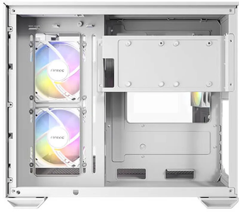 CX600M Trio ARGB White Mini Tower Transparant, Wit by Antec, Transparent, White – cover