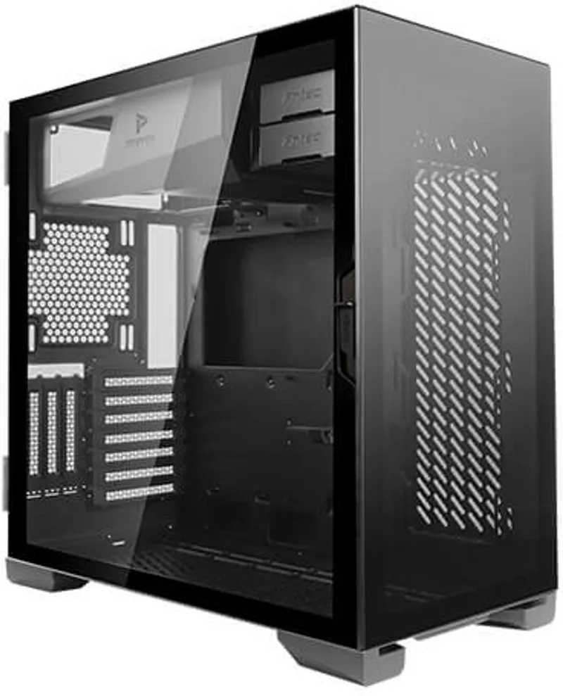 P120 Crystal Midi Tower van Antec, Zwart – cover