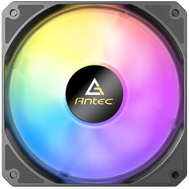 P12R ARGB Black - Ventilator de Antec, Noir – jaquette
