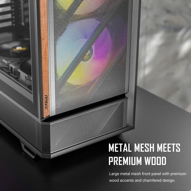 P30 ARGB - mid tower - ATX - Case - Tower van Antec, Zwart – cover