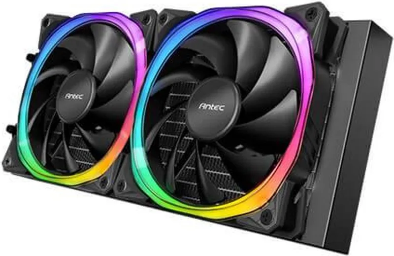 VORTEX 240 ARGB Processor Alles-in-één vloeistofkoeler by Antec, Black – cover
