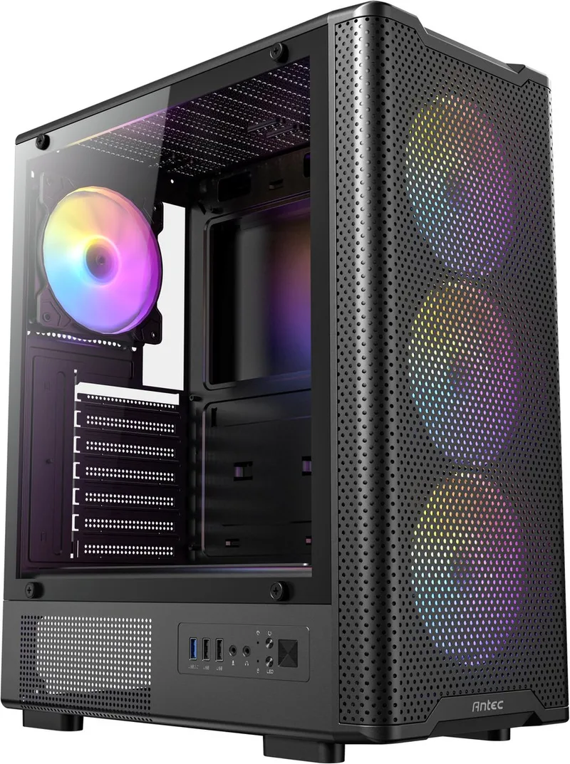 VX-320 ARGB Midi Tower de Antec, Noir – jaquette