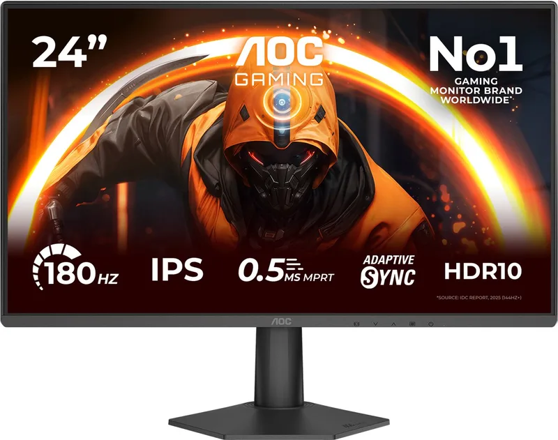 AOC 24G50F computer monitor 60,5 cm (23.8") 1920 x 1080 Pixels Full HD LED de AOC, Noir – jaquette