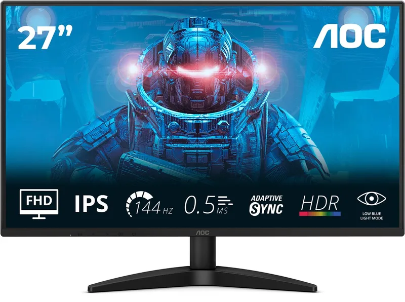 AOC 27B36X Serie - Monitor - LED - 23.8 Inch - 144Hz by AOC, Black – cover