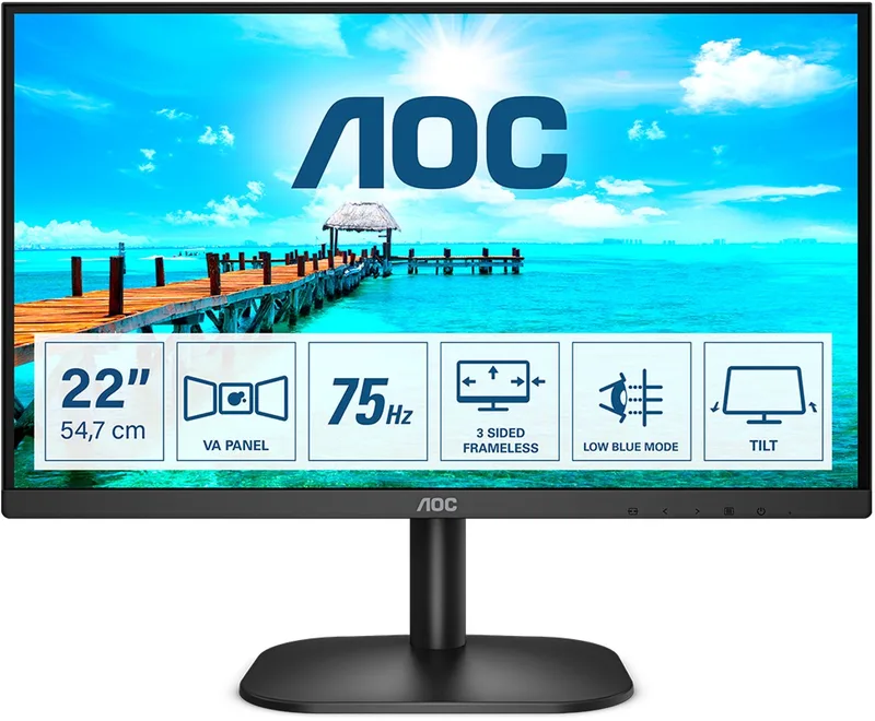 Basic-line 22B2H - Full HD Monitor - 22 inch van AOC – cover