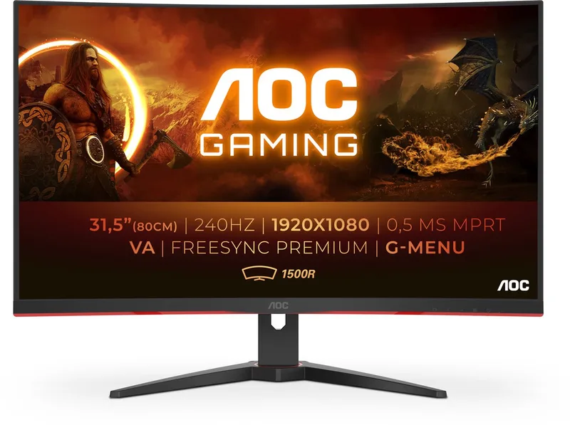 C32G2ZE - Full HD Curved Gaming Monitor - 240hz - 32 Inch van AOC – cover