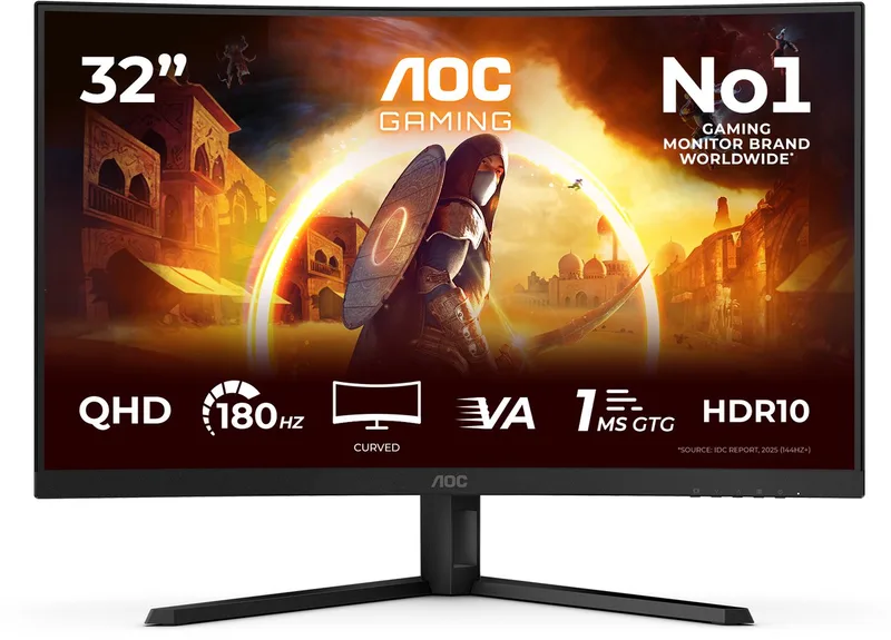 CQ32G4VE - QHD Curved Gaming Monitor - 180hz - 32 inch van AOC – cover