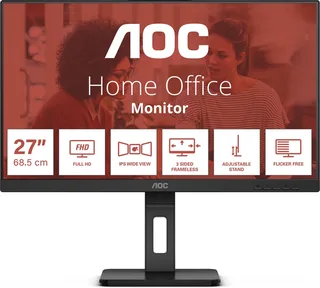 E3 27E3QAF - Full HD Monitor - 27 Inch by AOC, Black – cover 1 of 3