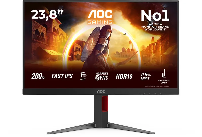 G4 24G4HA - Full HD IPS Gaming Monitor - 200Hz - Ergonomisch - Speakers - 24 inch by AOC – cover