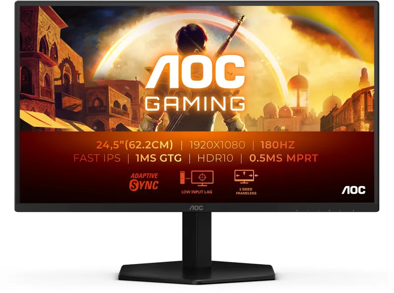 G4 25G42E - Full HD Gaming Monitor - 180hz - 0.5ms - 24.5 inch de AOC – jaquette