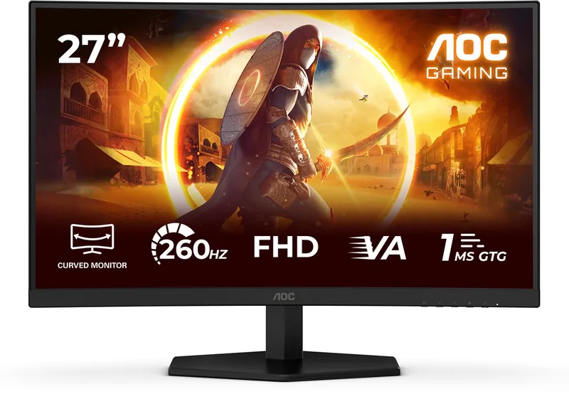 G4 C27G42ZE computer monitor 68,6 cm (27") 1920 x 1080 Pixels Full HD LCD Zwart, Rood van AOC, Zwart, Rood – cover