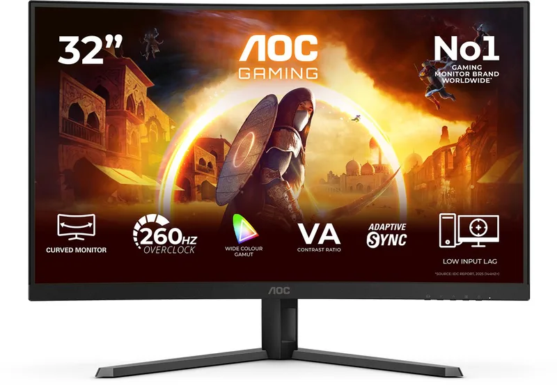 G4 C32G42ZE - Full HD Curved Gaming Monitor - 260hz Overclock - 32 inch van AOC – cover