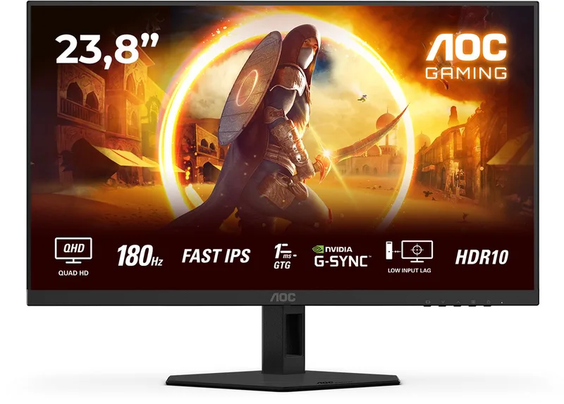 G4 Q24G4RE - QHD IPS Gaming Monitor - 24 inch - 180Hz van AOC – cover