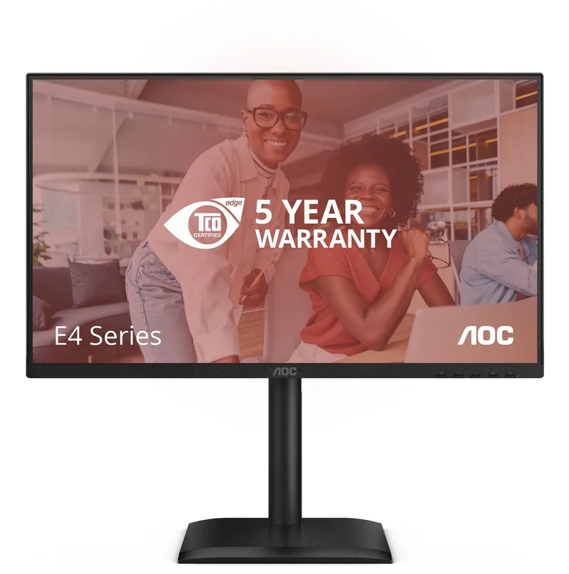 Monitor 24E4U Ips Fhd Voor Computer, Laptop, Hdmi, Dp, Vga, Hub, Geluid van AOC – cover