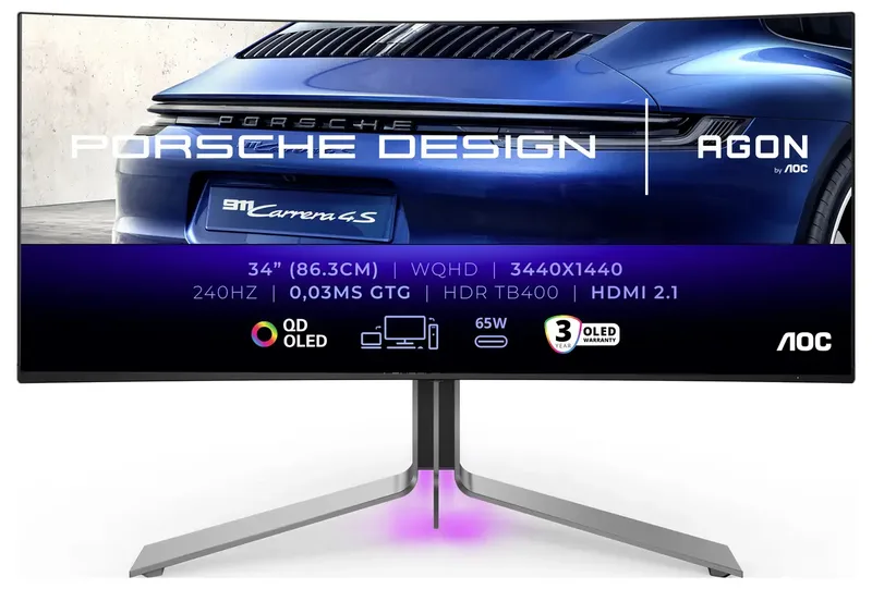 Porsche PD34 computer monitor van AOC – cover 2 van 2