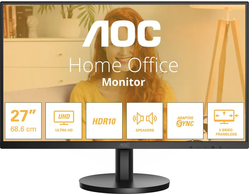 U27B3A - 4K IPS Monitor - Speakers - 27 inch de AOC – jaquette