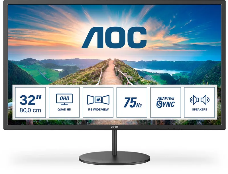 V4 Q32V4 - QHD IPS Monitor - 32 Inch van AOC – cover