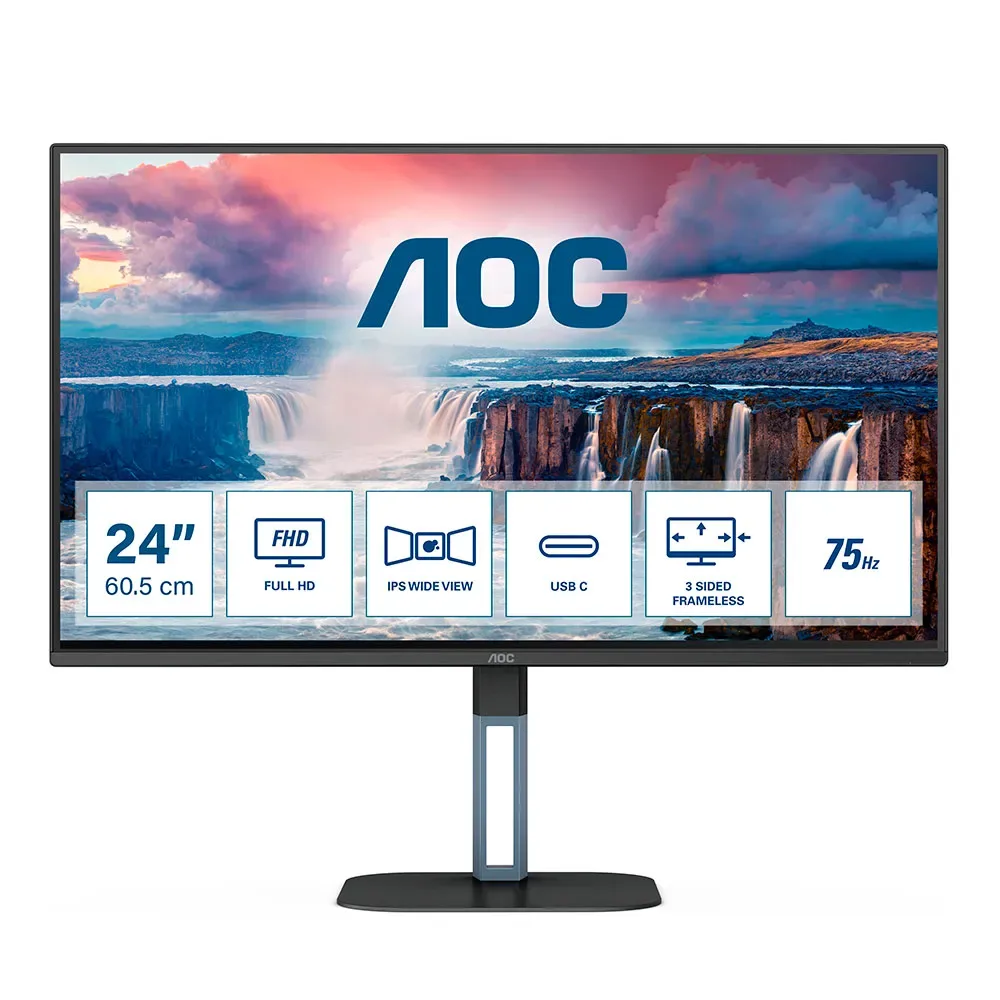 Value-line 24v5ce/bk - V5 24´´ Fhd Ips Led 75hz Monitor fra AOC – cover