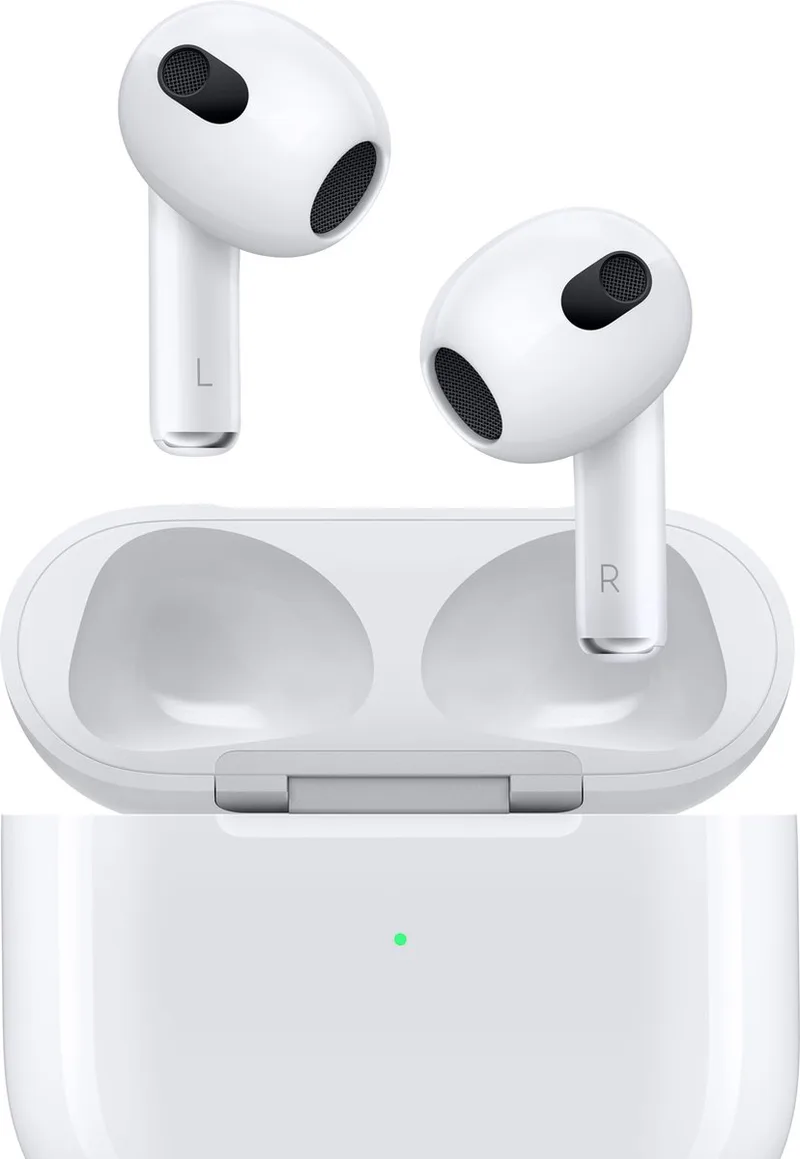 AirPods 3 - met reguliere oplaadcase van Apple, Wit – cover