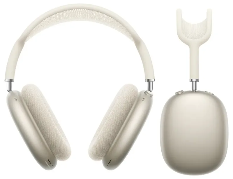 AirPods Max - Draadloze Bluetooth Koptelefoon - USB-C - Beige från Apple, Vit – omslag 2 av 2