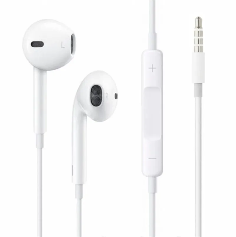 EarPods met 3,5mm headphone jack (koptelefoonaansluiting) de Apple, Blanc – jaquette
