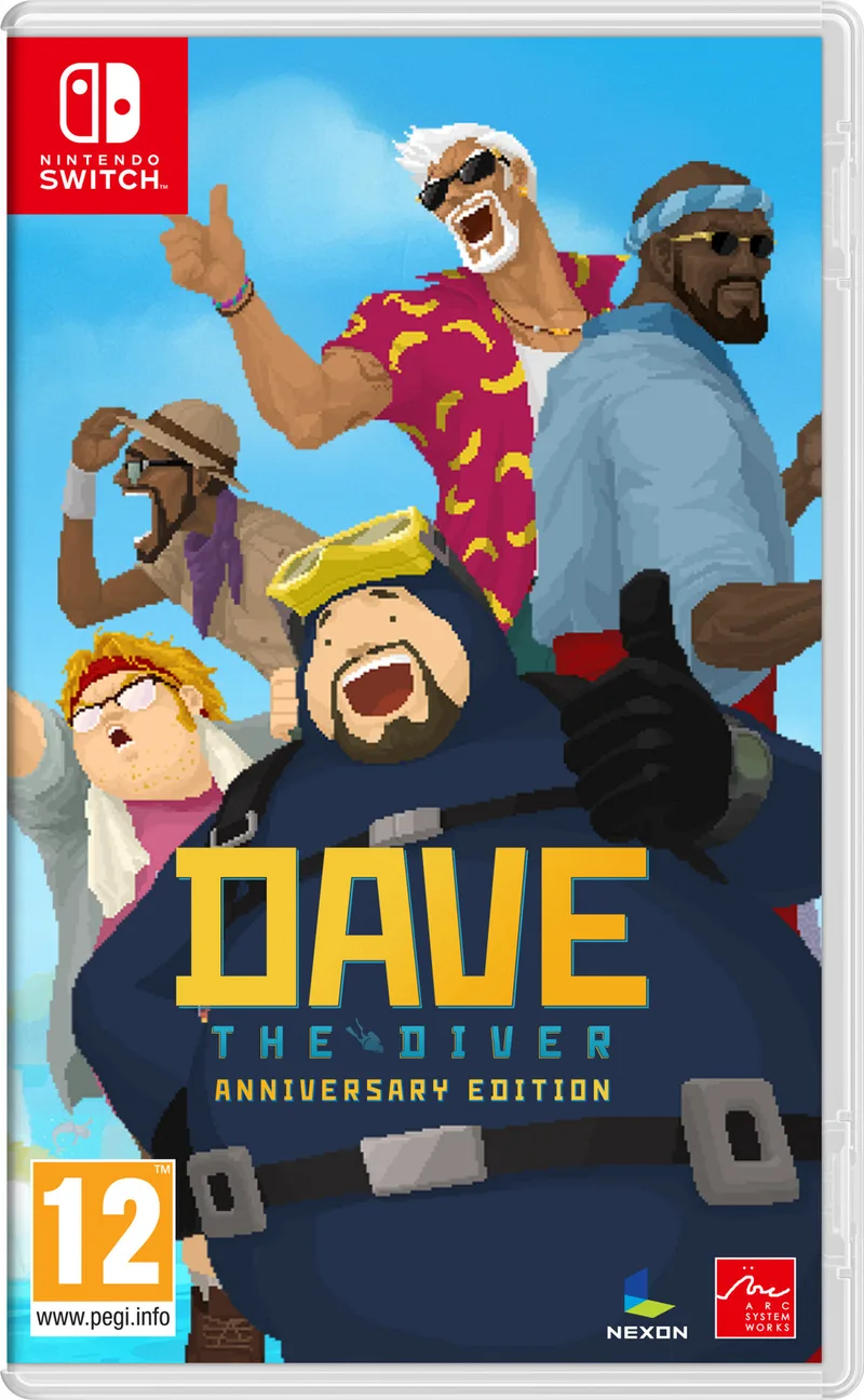 Dave the Diver Anniversary Edition van Arc System Works, Nintendo Switch – cover
