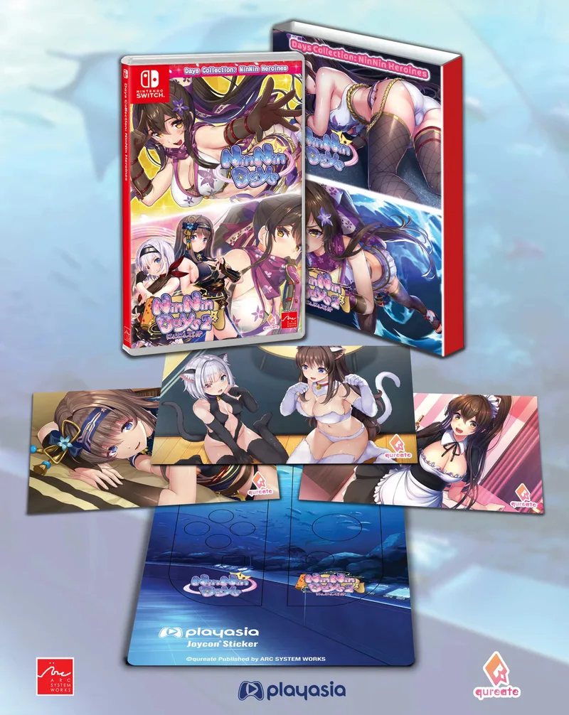NinNin Heroines First Print Edition van Arc System Works, Nintendo Switch – cover