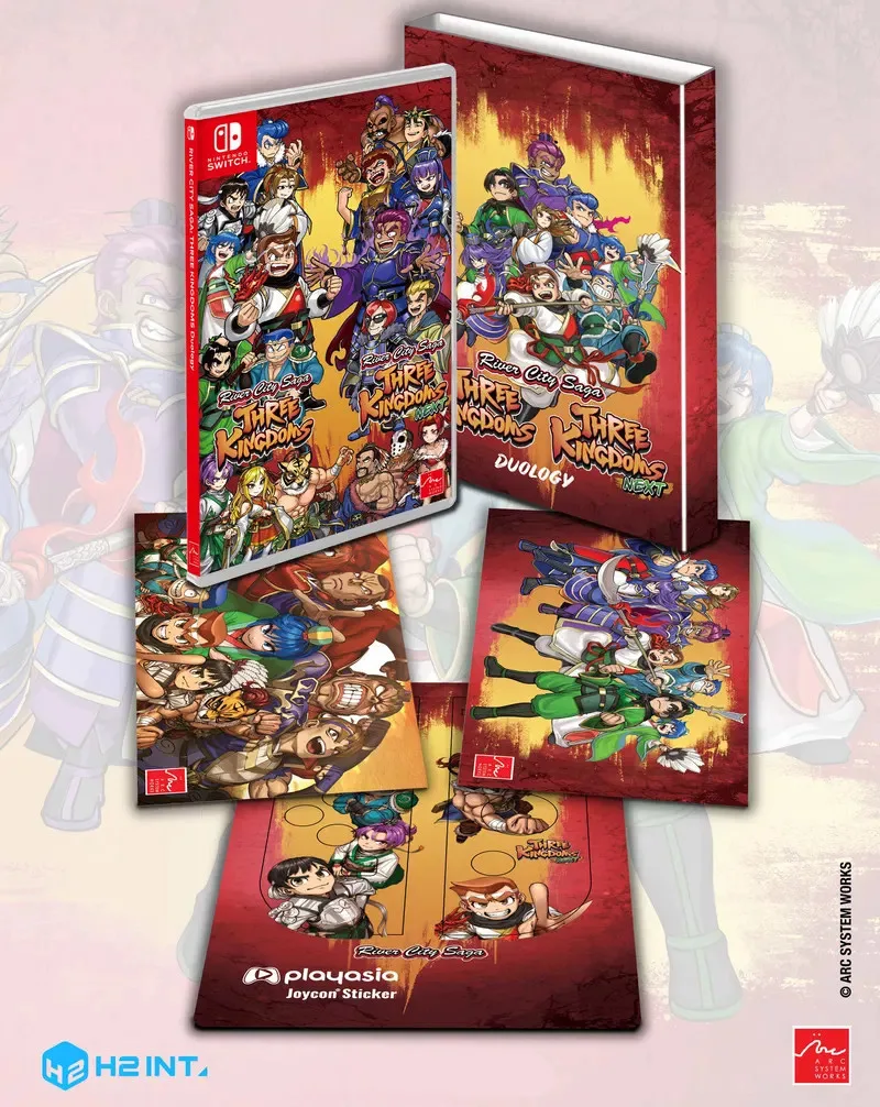 River City Saga Three Kingdoms Duology (First Print Edition) van Arc System Works, Nintendo Switch – cover