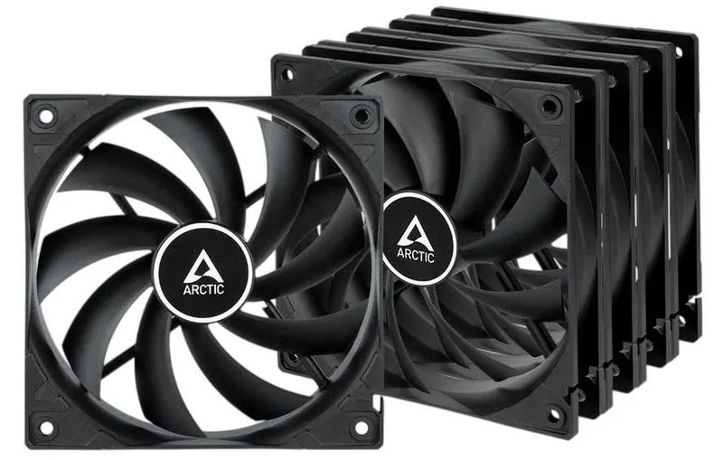 F12 PWM Black 5-pack - Ventilator van Arctic – cover