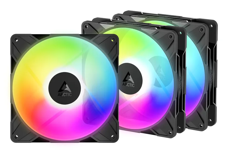 P14 Pro Reverse A-RGB Black 3-pack - Ventilator by Arctic – cover