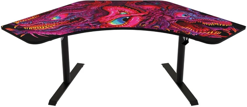 Arena Angelo Gaming Hoekbureau - Bureaubrede Muismat - 225 cm - Crawling Chaos van Arozzi, Zwart – cover
