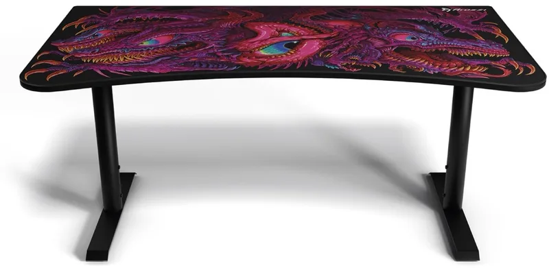 Arena Gaming Bureau - Bureaubrede Muismat - 160 cm - Crawling Chaos van Arozzi, Zwart – cover