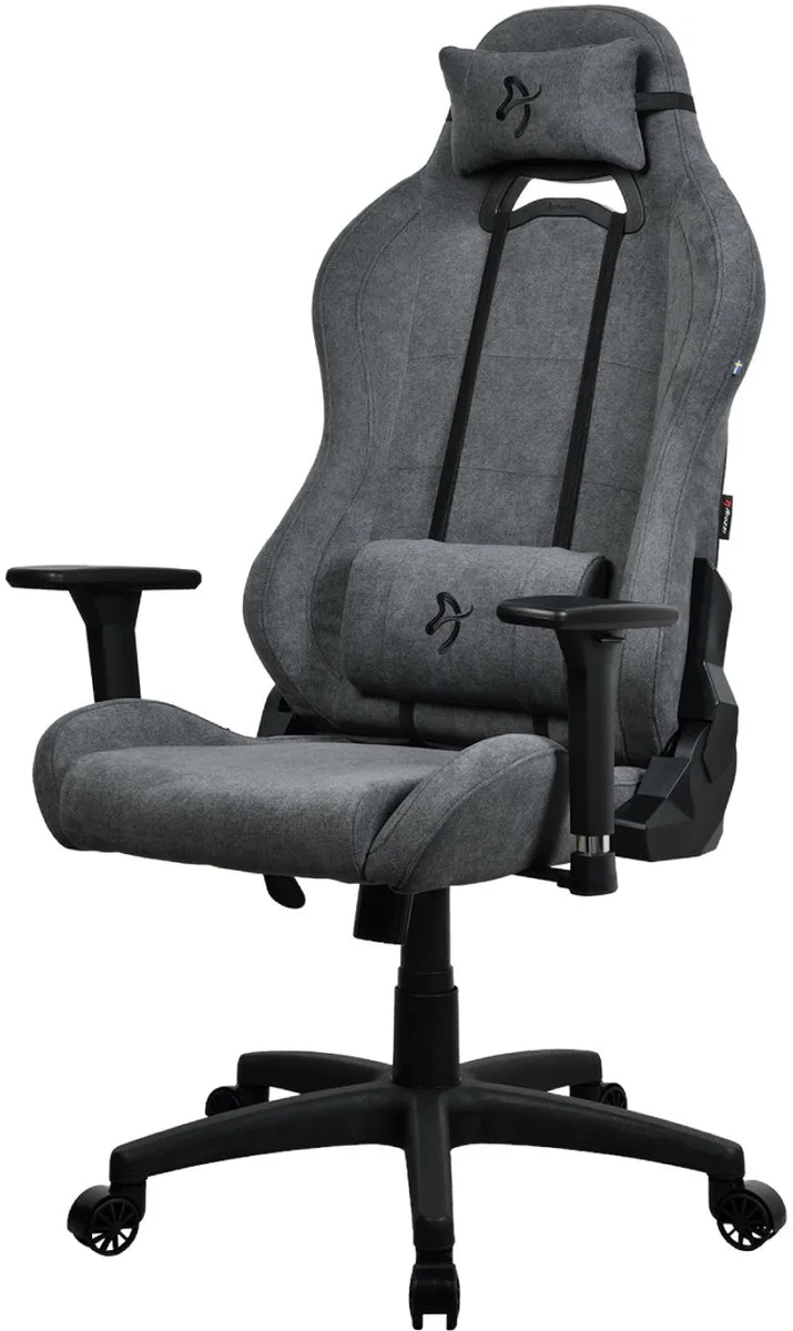 Torretta Gamingstoel - Soft Fabric™ van Arozzi, Asgrijs – cover