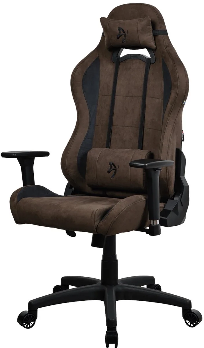 Torretta Gamingstoel - SuperSoft™ Stof van Arozzi, Bruin – cover