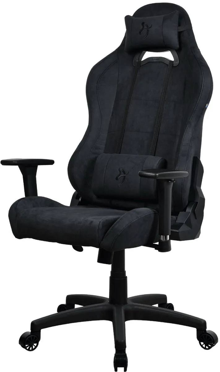 Torretta Gamingstoel - SuperSoft™ Stof - Puur van Arozzi, Zwart – cover