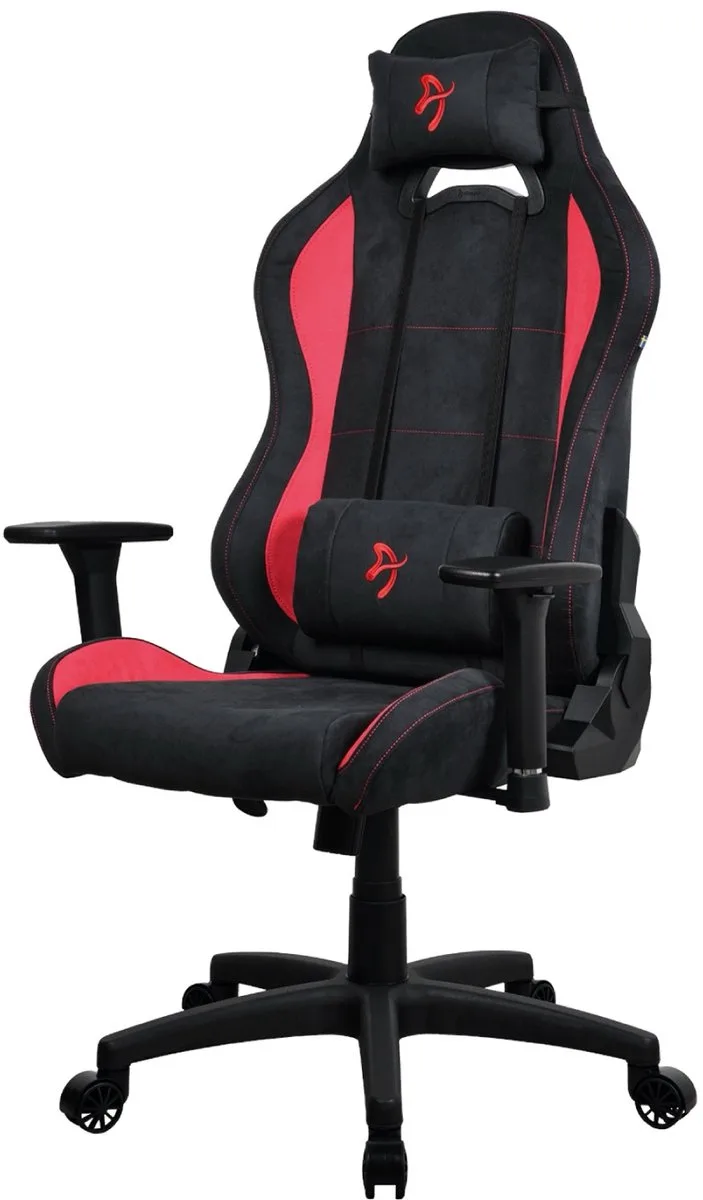 Torretta Gamingstoel - SuperSoft™ Stof - Zwart/Rood by Arozzi, Black – cover
