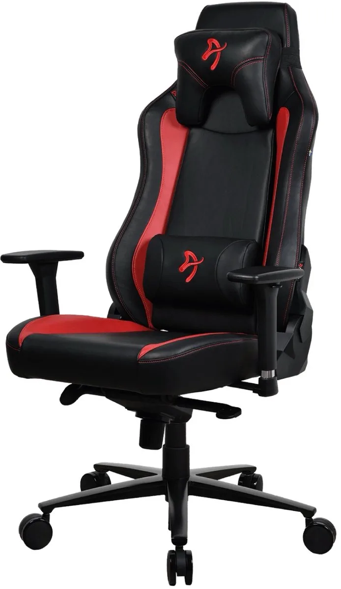 Vernazza Gamingstoel - SoftPU™ - Zwart/Rood van Arozzi, Zwart – cover