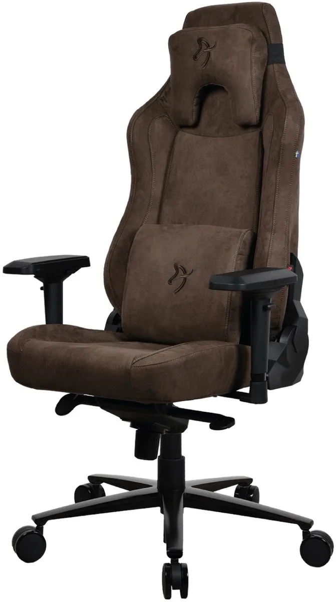 Vernazza Gamingstoel - Supersoft™ Stof van Arozzi, Bruin – cover