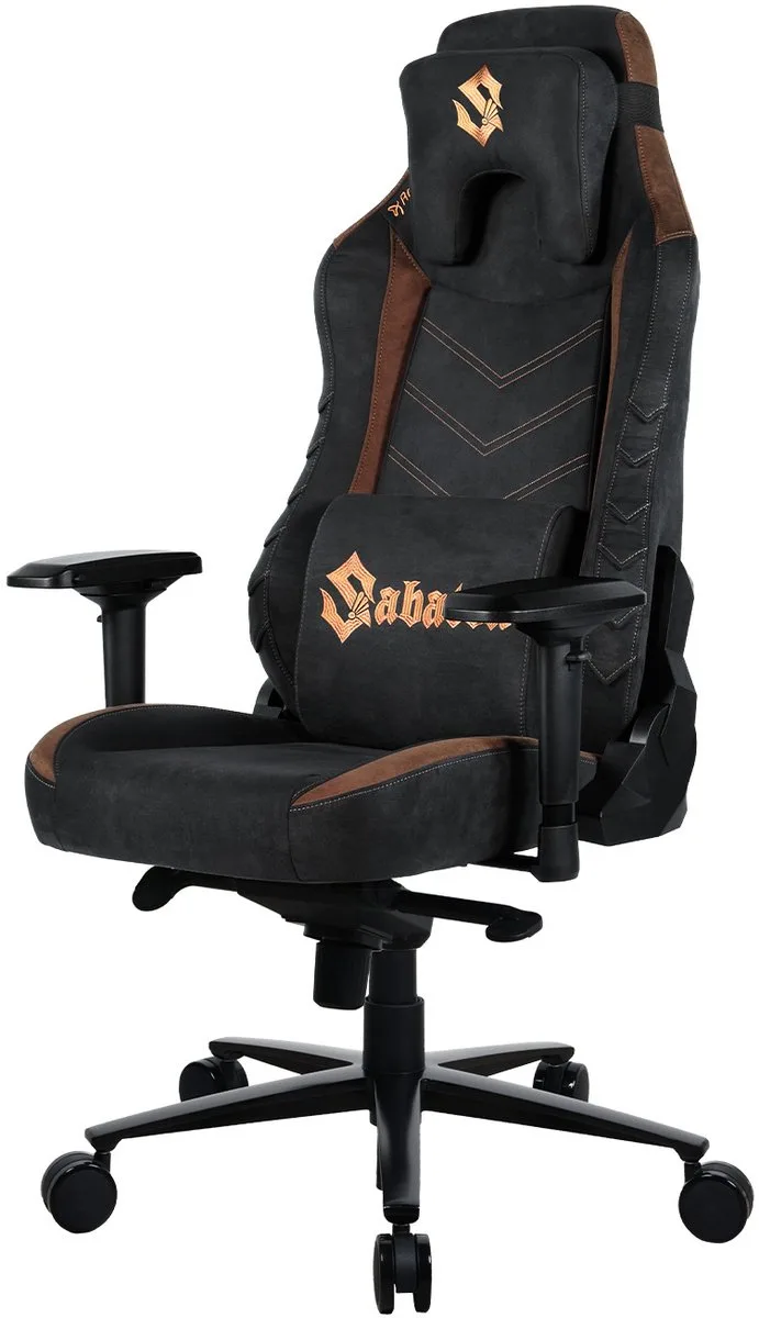 Vernazza Gamingstoel - Supersoft™ Stof - Sabaton Legends van Arozzi, Zwart – cover