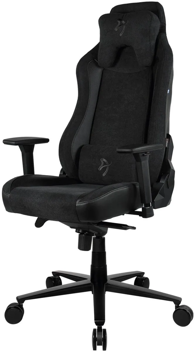 Vernazza Vento™ Gamingstoel - Stof - Kunstleer - Puur van Arozzi, Zwart – cover