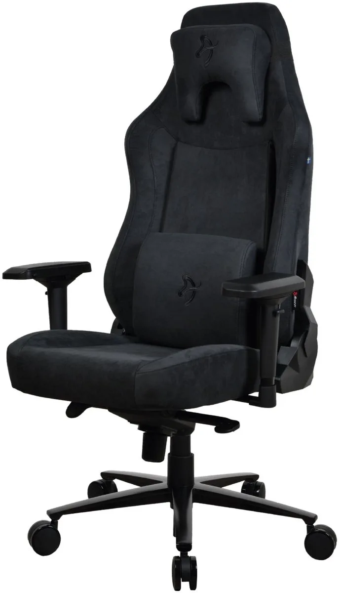 Vernazza XL Gamingstoel - Supersoft™ Stof - Puur de Arozzi, Noir – jaquette