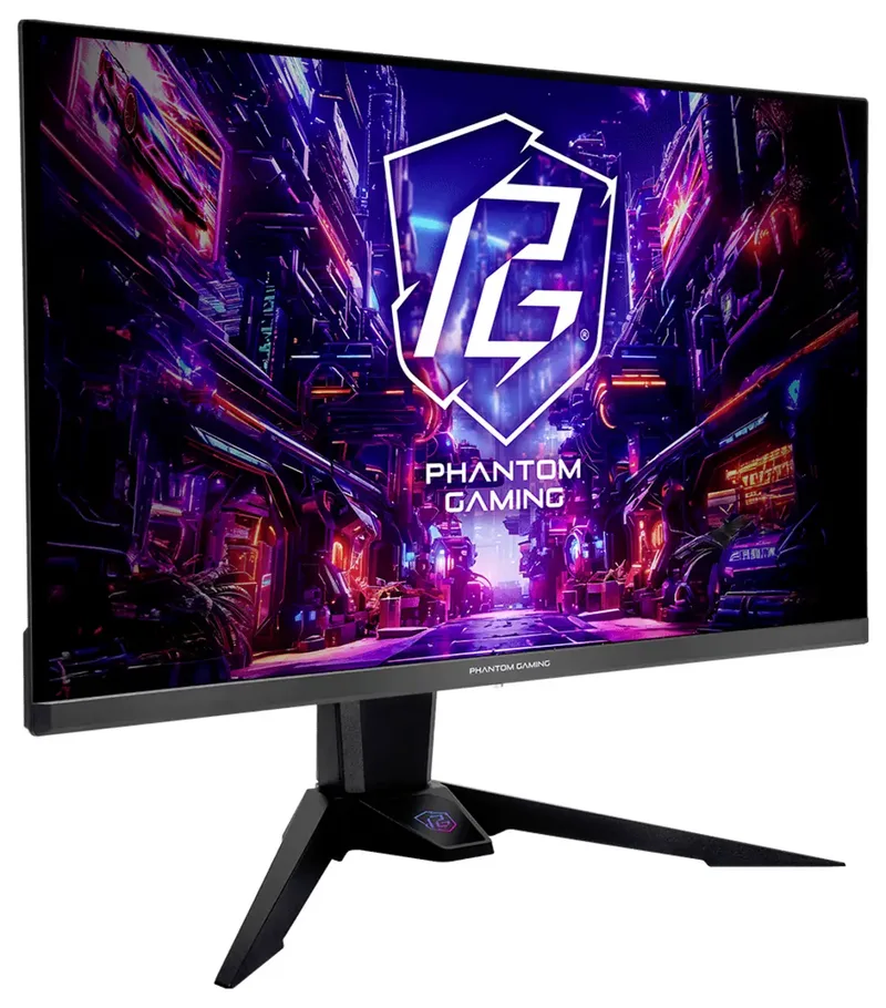 27" ASRock Phantom Gaming PGO27QFV - 2560x1440 (QHD) - 360Hz - QD-OLED van ASRock, Zwart – cover