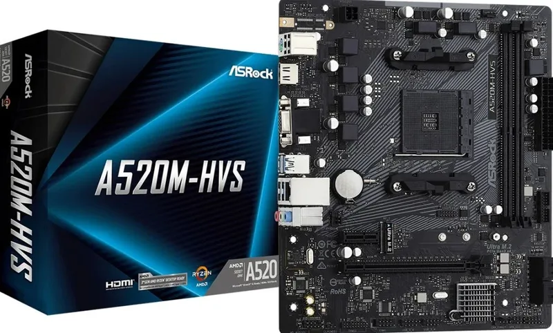 A520M HVS - Moederbord van ASRock – cover