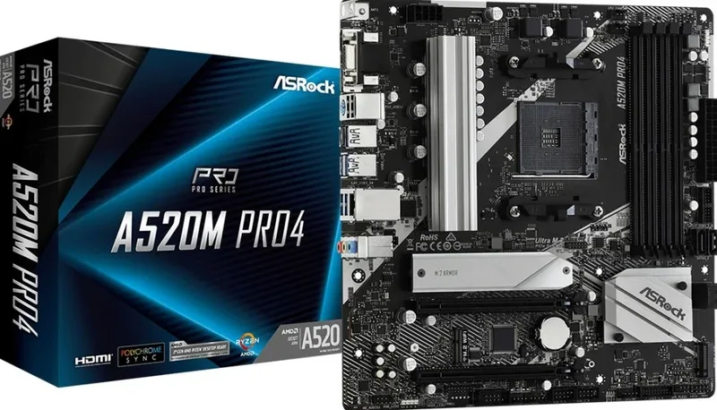 A520M PRO4 - Moederbord van ASRock – cover