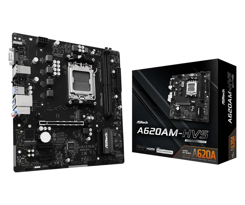 A620AM-HVS, AMD de ASRock – jaquette