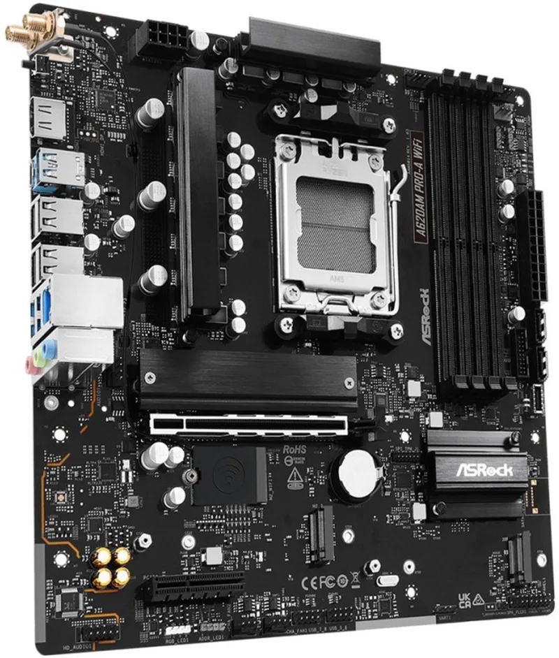 A620AM PRO-A WIFI - Moederbord - Wi-Fi 6E - AMD Socket AM5 de ASRock – jaquette